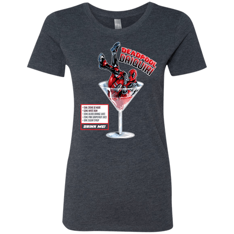 T-Shirts Vintage Navy / S Deadpool Daiquiri Women's Triblend T-Shirt