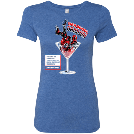 T-Shirts Vintage Royal / S Deadpool Daiquiri Women's Triblend T-Shirt