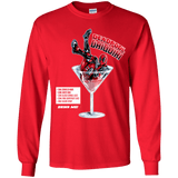 T-Shirts Red / YS Deadpool Daiquiri Youth Long Sleeve T-Shirt
