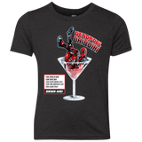 T-Shirts Vintage Black / YXS Deadpool Daiquiri Youth Triblend T-Shirt