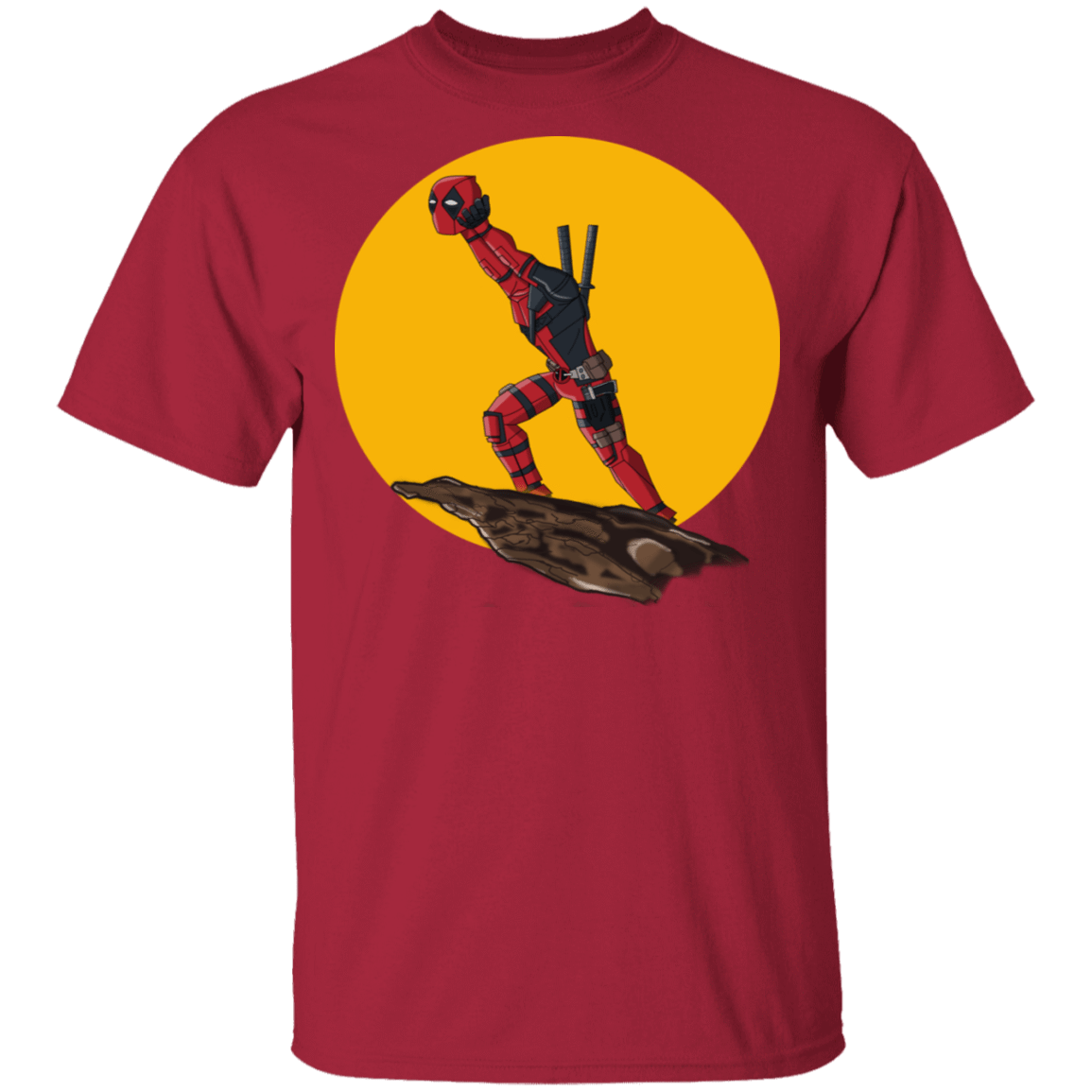 T-Shirts Cardinal / S Deadpool King T-Shirt