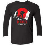 T-Shirts Vintage Black/Vintage Black / X-Small Deadpool Men's Triblend 3/4 Sleeve