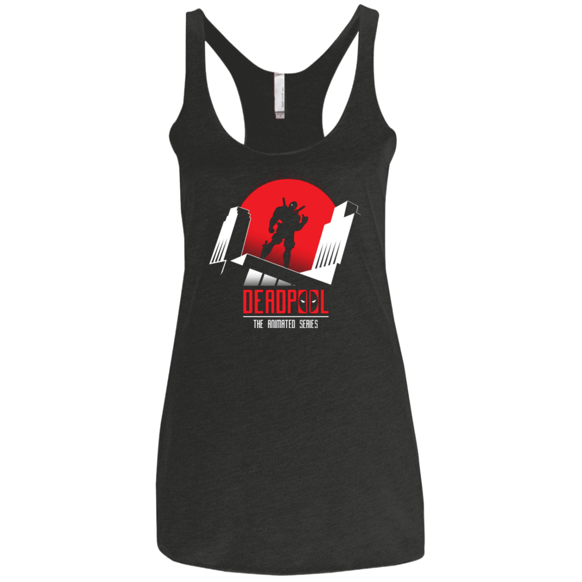 T-Shirts Vintage Black / X-Small Deadpool Women's Triblend Racerback Tank