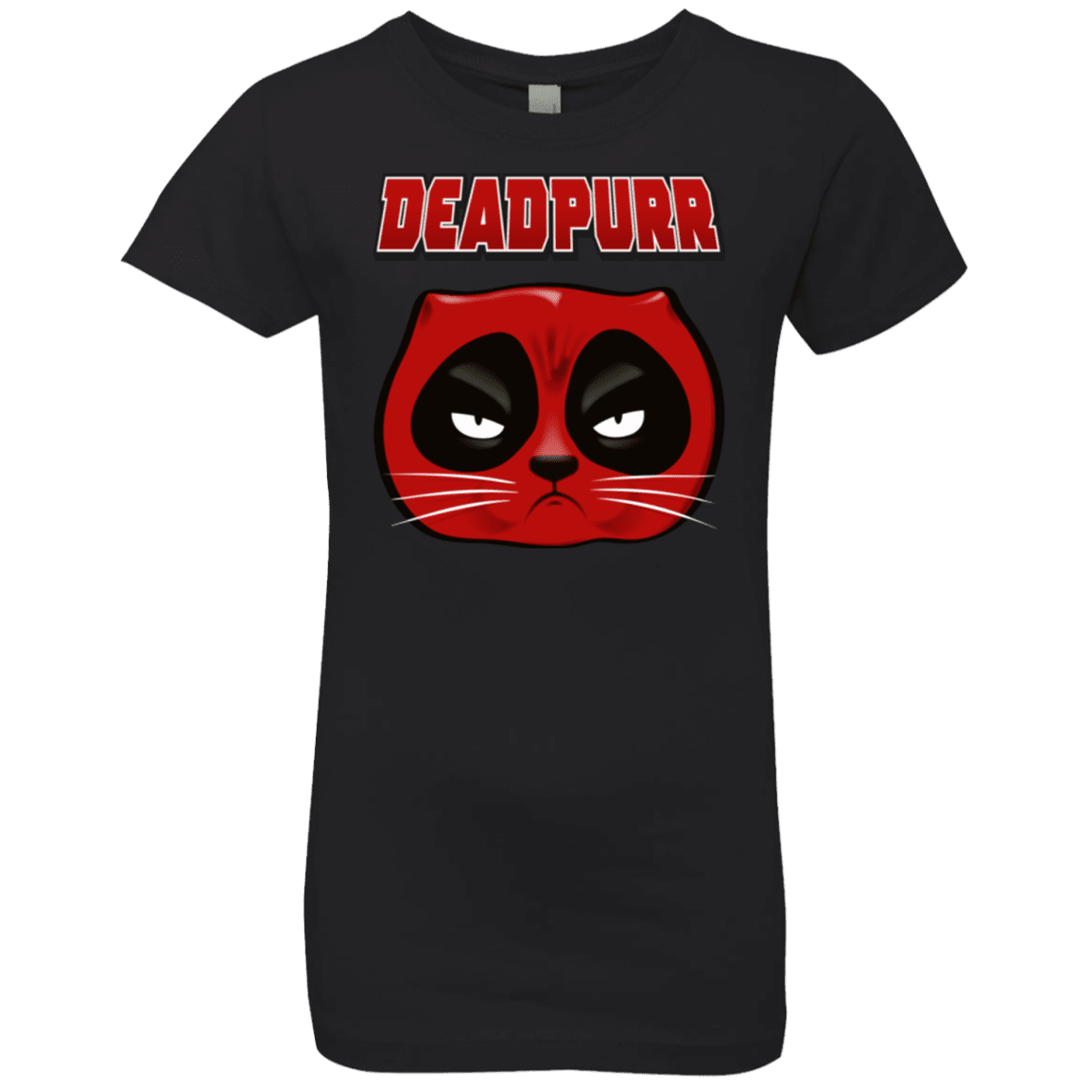 T-Shirts Black / YXS Deadpurr2 Girls Premium T-Shirt