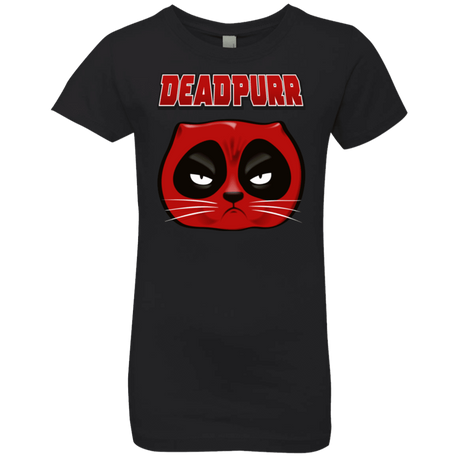 T-Shirts Black / YXS Deadpurr2 Girls Premium T-Shirt