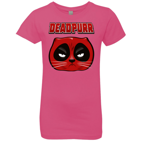 T-Shirts Hot Pink / YXS Deadpurr2 Girls Premium T-Shirt