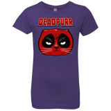 T-Shirts Purple Rush / YXS Deadpurr2 Girls Premium T-Shirt