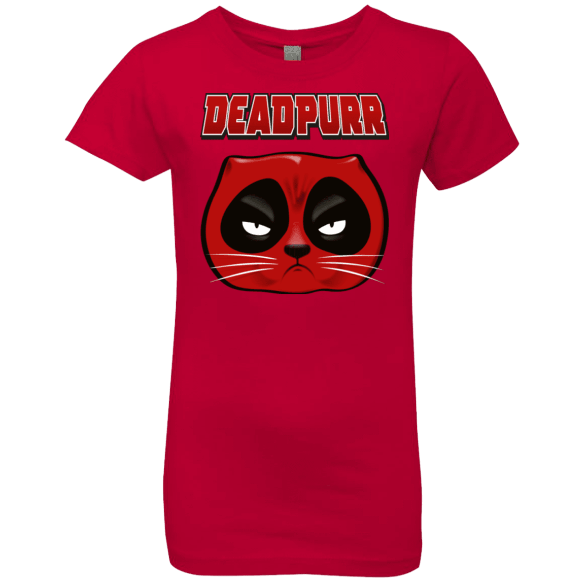 T-Shirts Red / YXS Deadpurr2 Girls Premium T-Shirt
