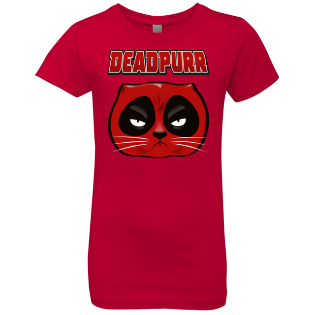 T-Shirts Red / YXS Deadpurr2 Girls Premium T-Shirt