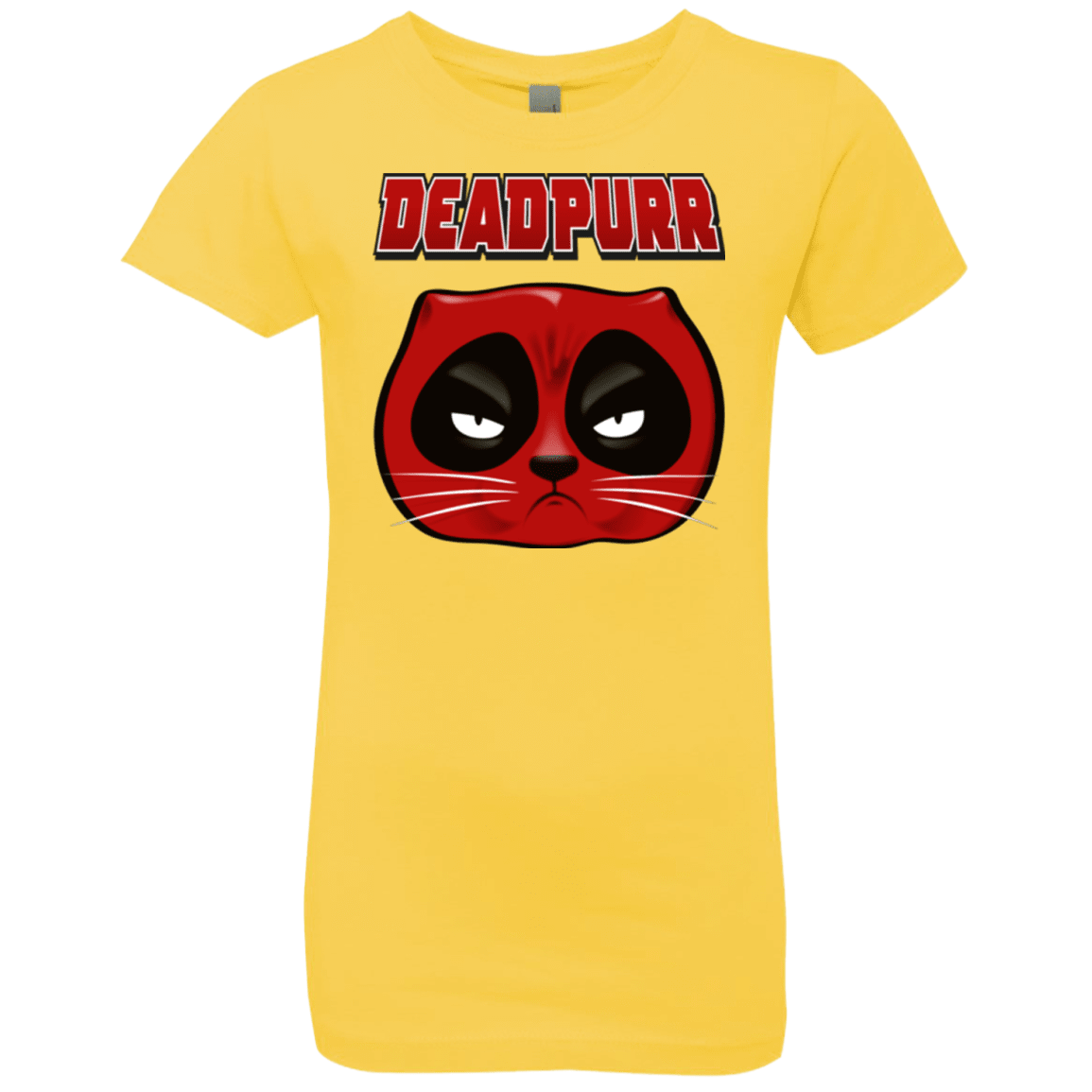 T-Shirts Vibrant Yellow / YXS Deadpurr2 Girls Premium T-Shirt