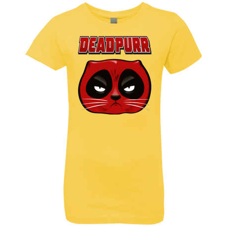 T-Shirts Vibrant Yellow / YXS Deadpurr2 Girls Premium T-Shirt
