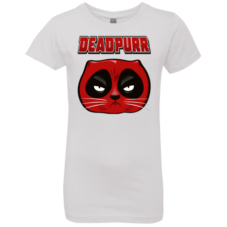 T-Shirts White / YXS Deadpurr2 Girls Premium T-Shirt