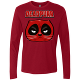T-Shirts Cardinal / Small Deadpurr2 Men's Premium Long Sleeve