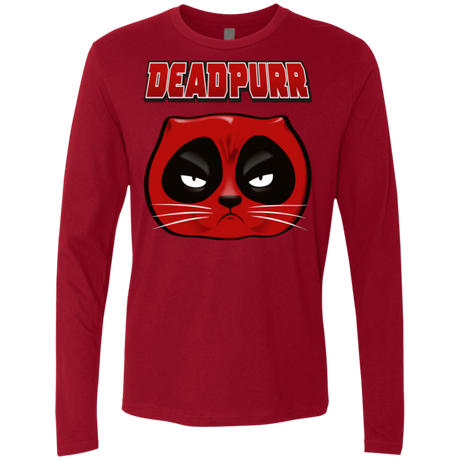 T-Shirts Cardinal / Small Deadpurr2 Men's Premium Long Sleeve
