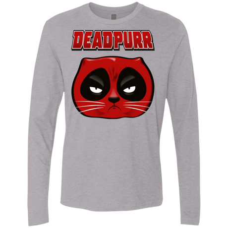 T-Shirts Heather Grey / Small Deadpurr2 Men's Premium Long Sleeve