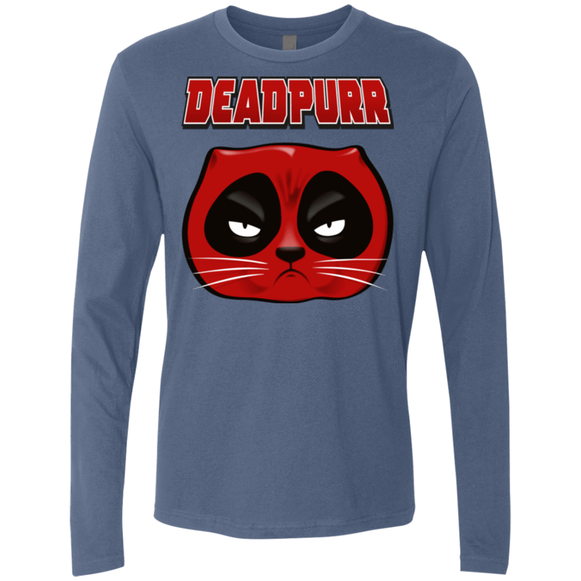 T-Shirts Indigo / Small Deadpurr2 Men's Premium Long Sleeve