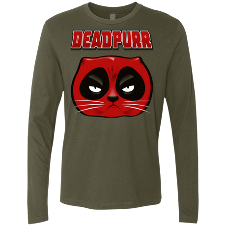 T-Shirts Military Green / Small Deadpurr2 Men's Premium Long Sleeve