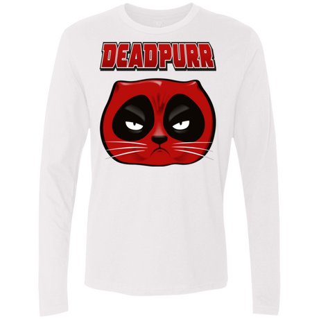T-Shirts White / Small Deadpurr2 Men's Premium Long Sleeve