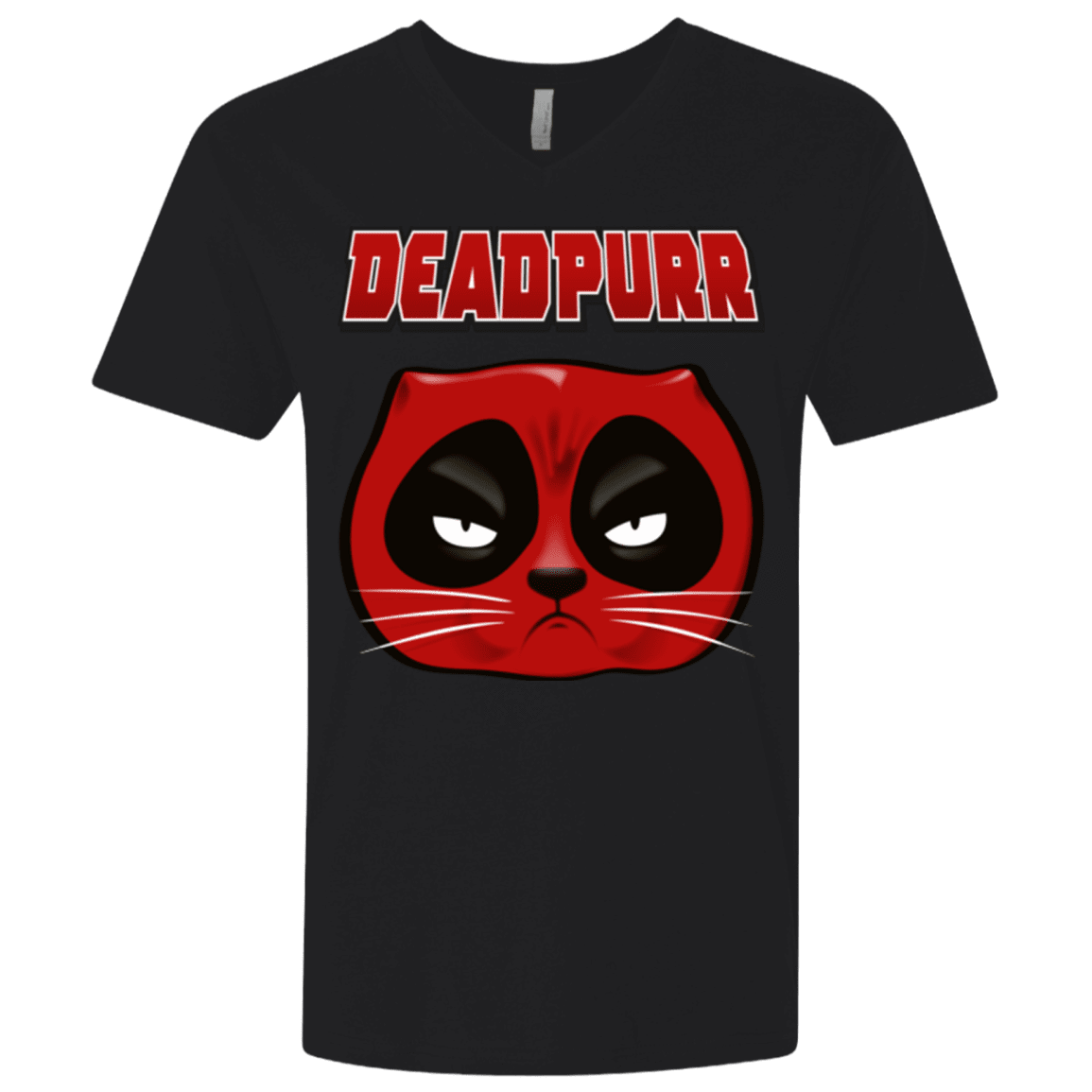 T-Shirts Black / X-Small Deadpurr2 Men's Premium V-Neck