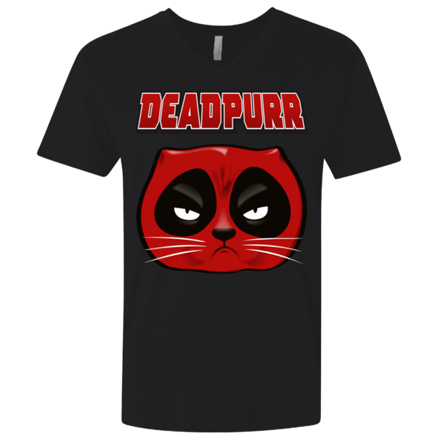 T-Shirts Black / X-Small Deadpurr2 Men's Premium V-Neck