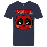 T-Shirts Midnight Navy / X-Small Deadpurr2 Men's Premium V-Neck