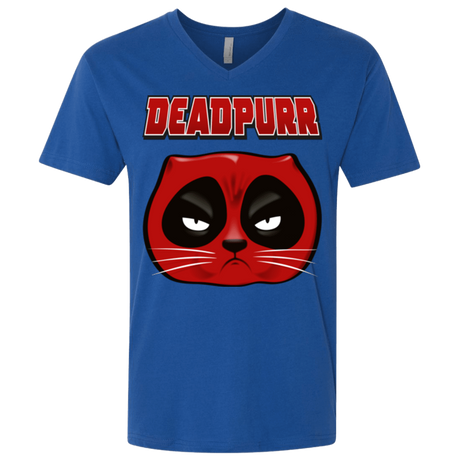 T-Shirts Royal / X-Small Deadpurr2 Men's Premium V-Neck