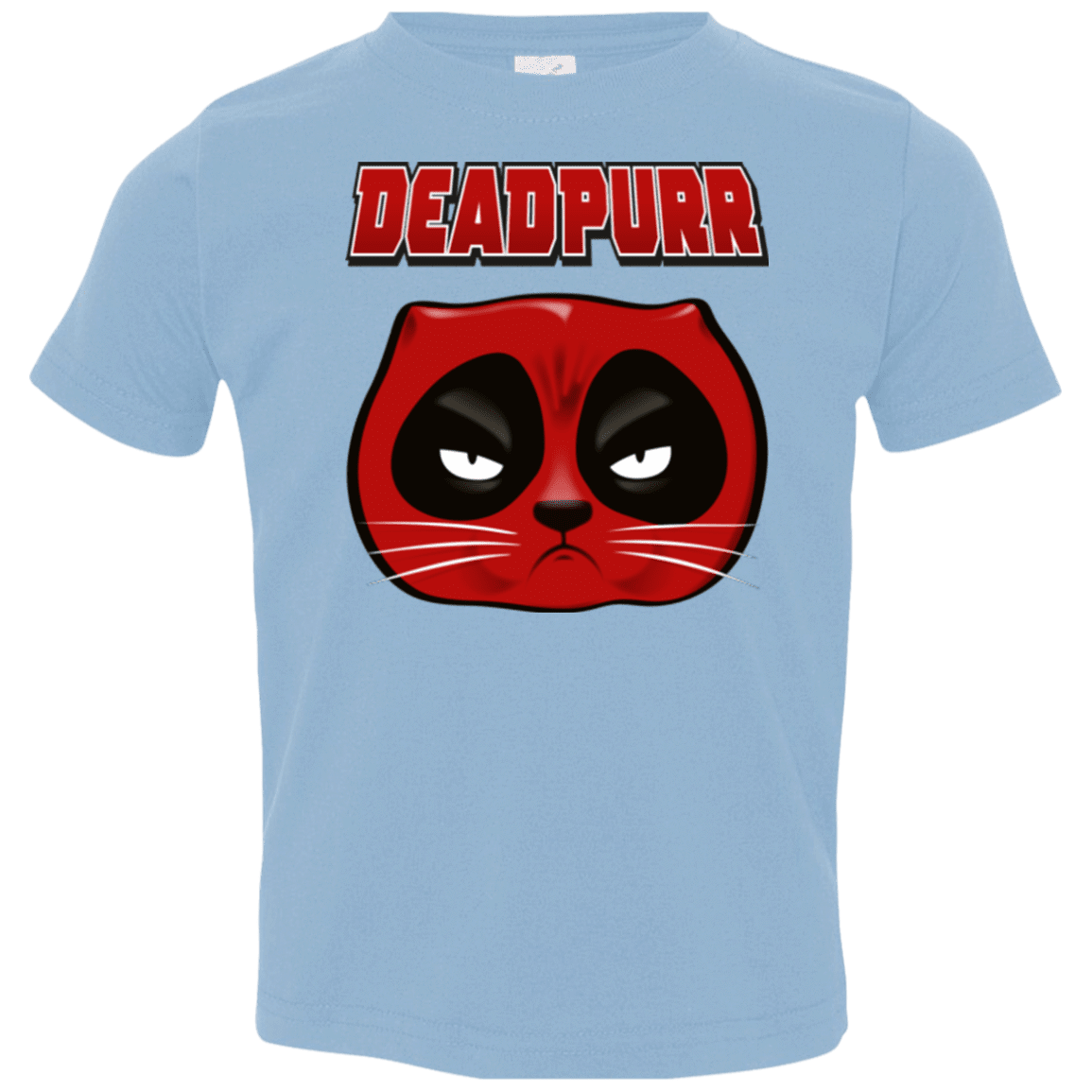 T-Shirts Light Blue / 2T Deadpurr2 Toddler Premium T-Shirt