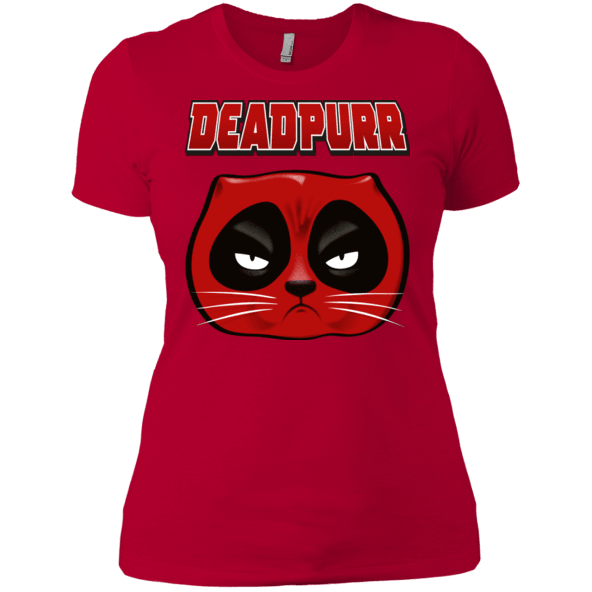 T-Shirts Red / X-Small Deadpurr2 Women's Premium T-Shirt