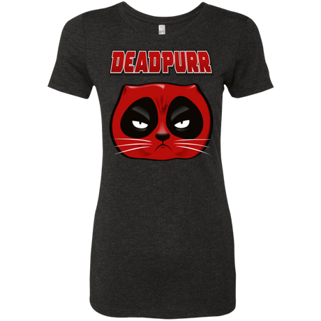 T-Shirts Vintage Black / Small Deadpurr2 Women's Triblend T-Shirt