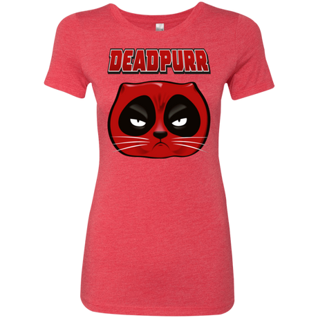 T-Shirts Vintage Red / Small Deadpurr2 Women's Triblend T-Shirt