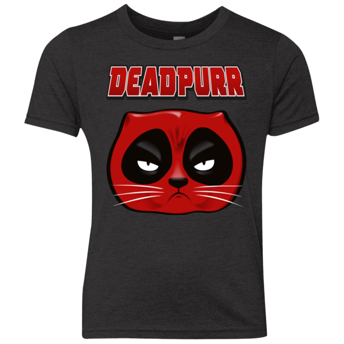 T-Shirts Vintage Black / YXS Deadpurr2 Youth Triblend T-Shirt