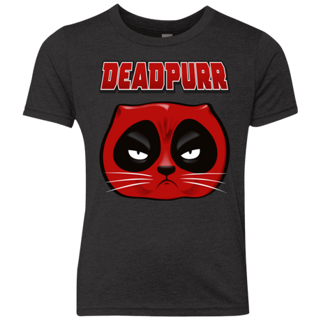 T-Shirts Vintage Black / YXS Deadpurr2 Youth Triblend T-Shirt
