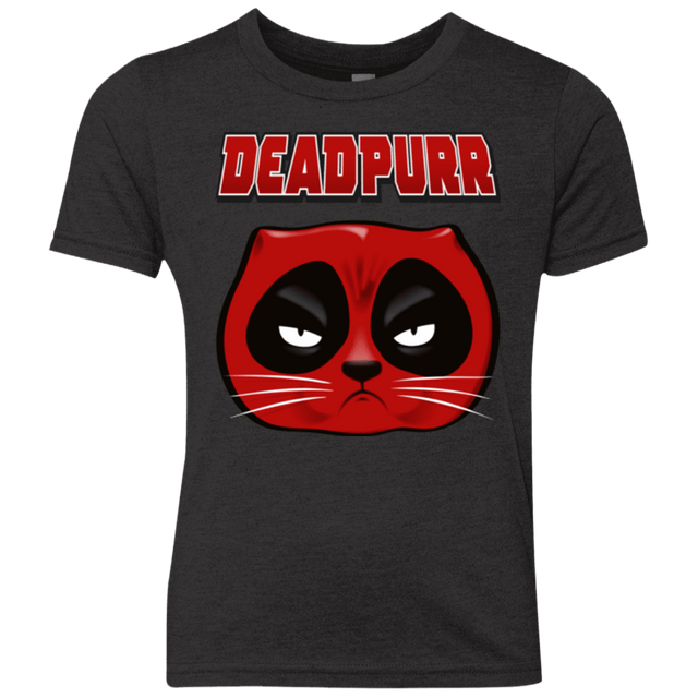 T-Shirts Vintage Black / YXS Deadpurr2 Youth Triblend T-Shirt