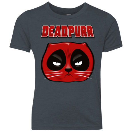 T-Shirts Vintage Navy / YXS Deadpurr2 Youth Triblend T-Shirt