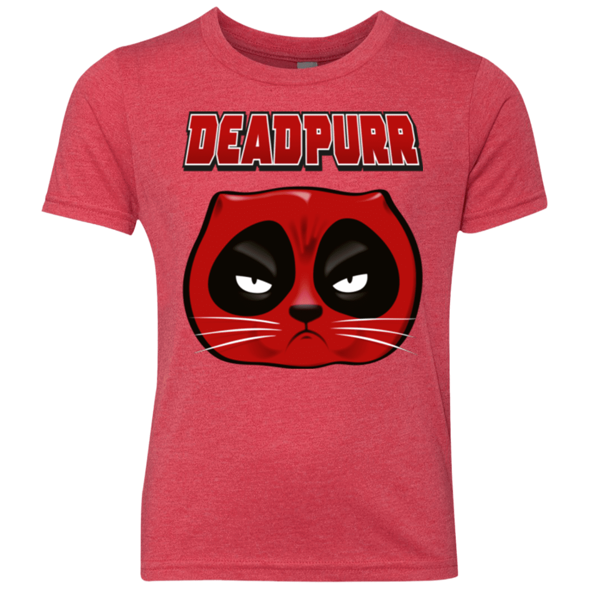T-Shirts Vintage Red / YXS Deadpurr2 Youth Triblend T-Shirt