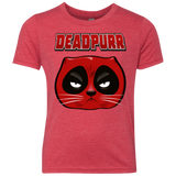 T-Shirts Vintage Red / YXS Deadpurr2 Youth Triblend T-Shirt