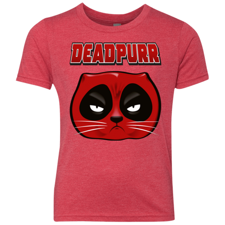 T-Shirts Vintage Red / YXS Deadpurr2 Youth Triblend T-Shirt