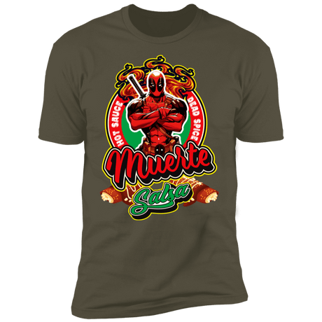 T-Shirts Military Green / S Deadspice Hot Sauce Men's Premium T-Shirt