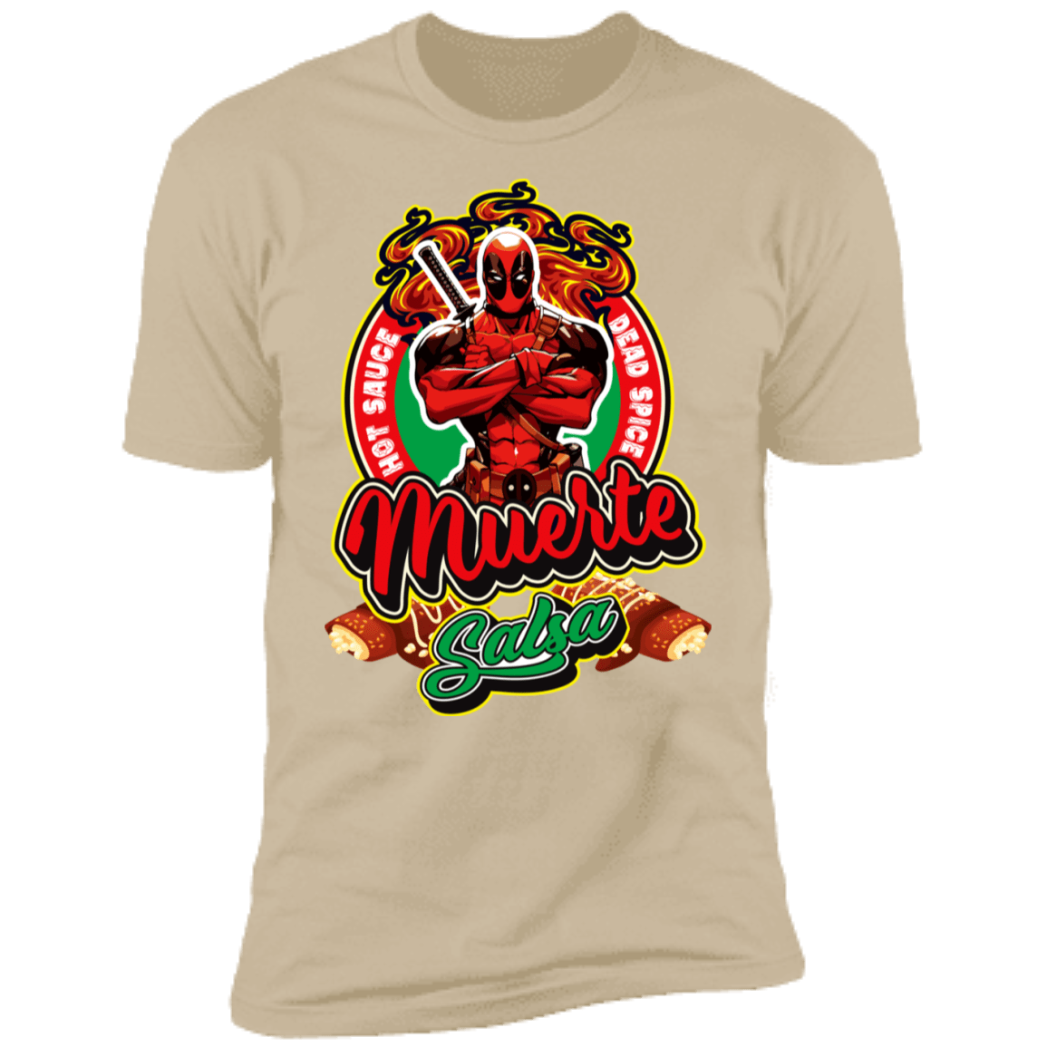 T-Shirts Sand / S Deadspice Hot Sauce Men's Premium T-Shirt