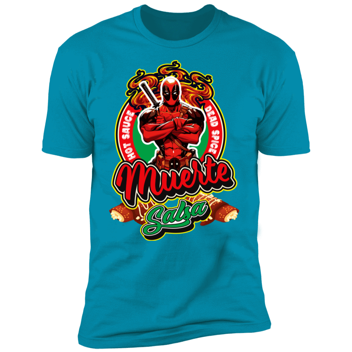 T-Shirts Turquoise / S Deadspice Hot Sauce Men's Premium T-Shirt