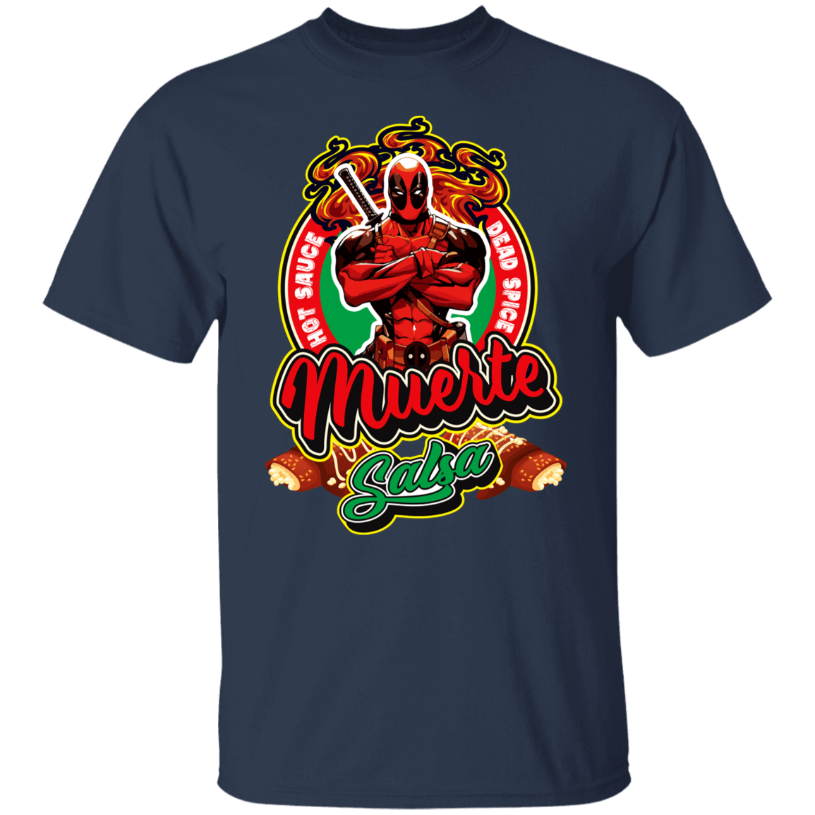 T-Shirts Navy / S Deadspice Hot Sauce T-Shirt