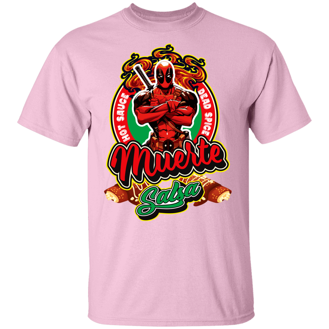 T-Shirts Light Pink / YXS Deadspice Hot Sauce Youth T-Shirt