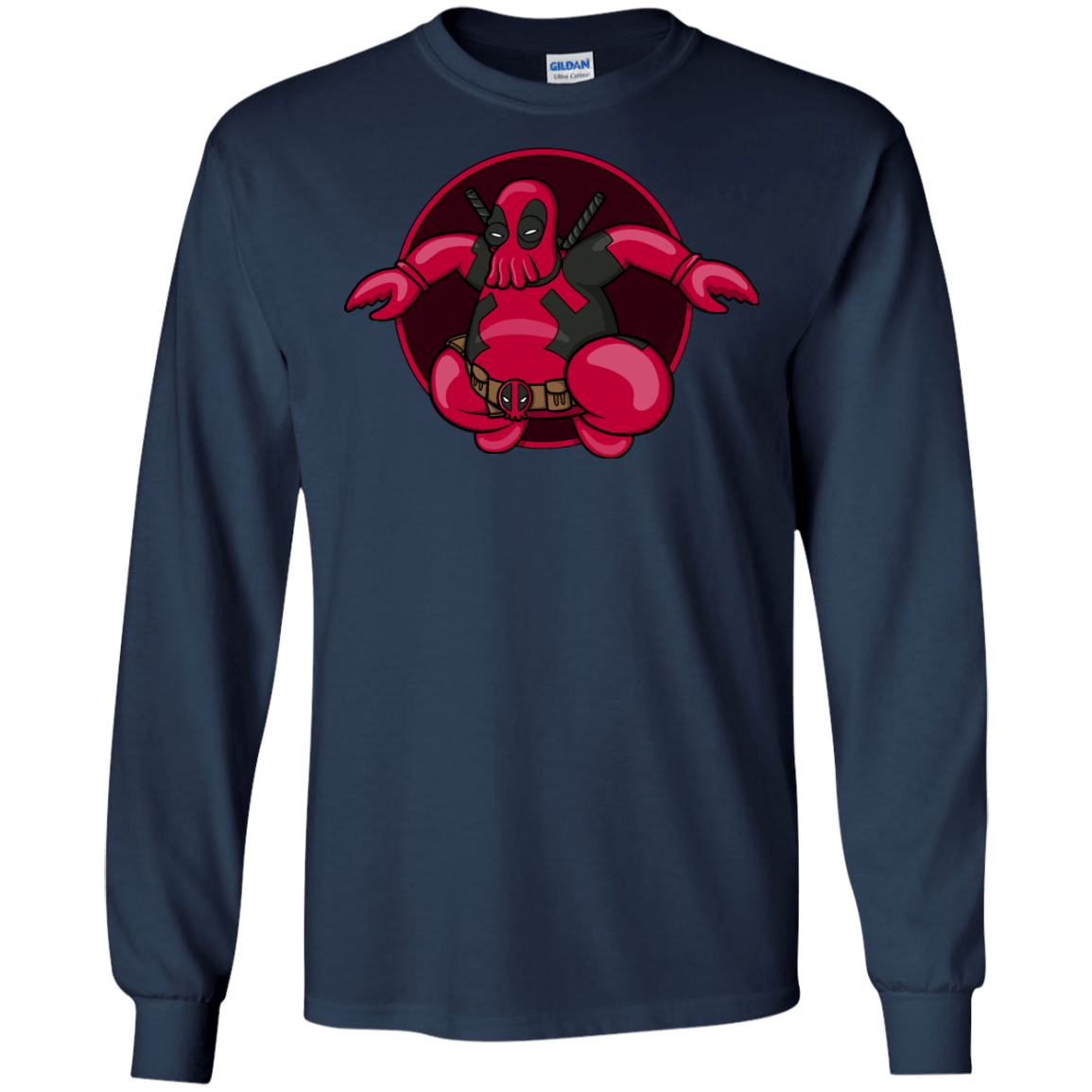 T-Shirts Navy / S Deadwhoop Men's Long Sleeve T-Shirt