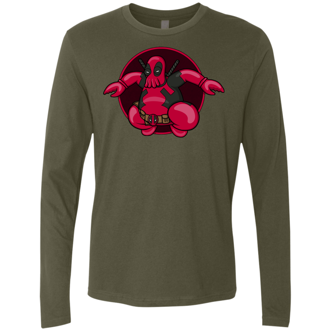 T-Shirts Military Green / S Deadwhoop Men's Premium Long Sleeve