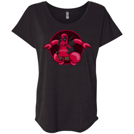 T-Shirts Vintage Black / X-Small Deadwhoop Triblend Dolman Sleeve