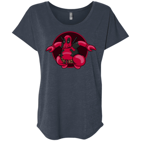 T-Shirts Vintage Navy / X-Small Deadwhoop Triblend Dolman Sleeve