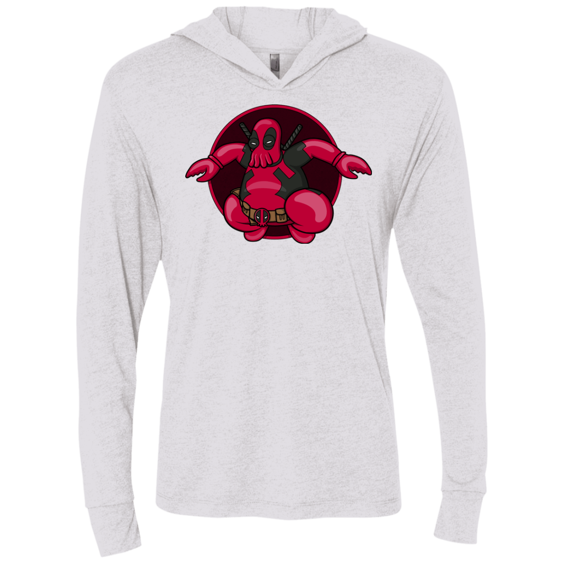 T-Shirts Heather White / X-Small Deadwhoop Triblend Long Sleeve Hoodie Tee