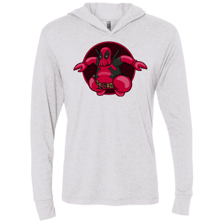 T-Shirts Heather White / X-Small Deadwhoop Triblend Long Sleeve Hoodie Tee