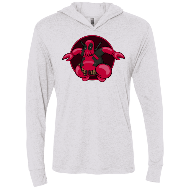 T-Shirts Heather White / X-Small Deadwhoop Triblend Long Sleeve Hoodie Tee