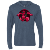 T-Shirts Indigo / X-Small Deadwhoop Triblend Long Sleeve Hoodie Tee